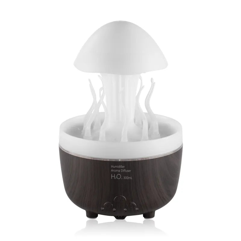 Super Rotating Water Drop Aroma Diffuser Household Colorful Night Lamp