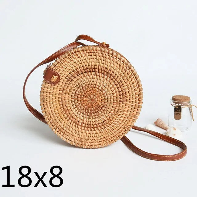 Straw Shoulder Bag