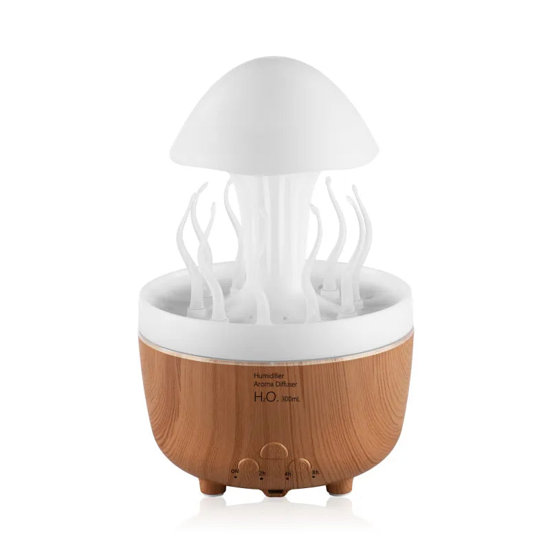 Super Rotating Water Drop Aroma Diffuser Household Colorful Night Lamp