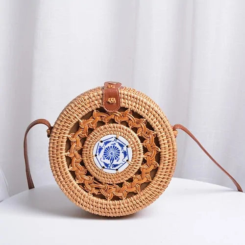 Straw Shoulder Bag