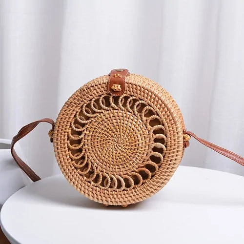 Straw Shoulder Bag