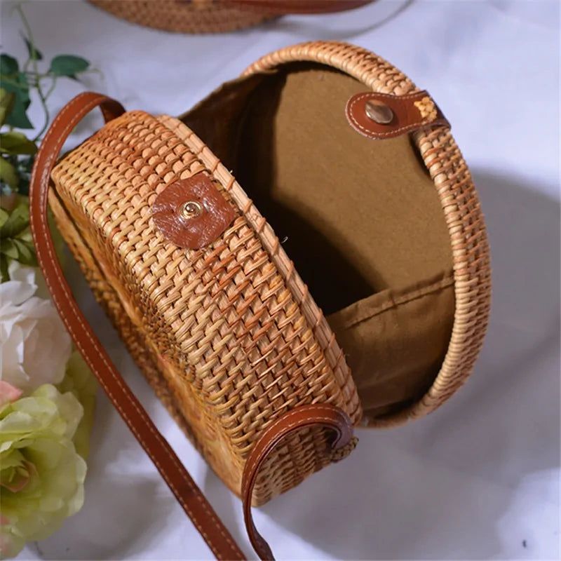 Straw Shoulder Bag