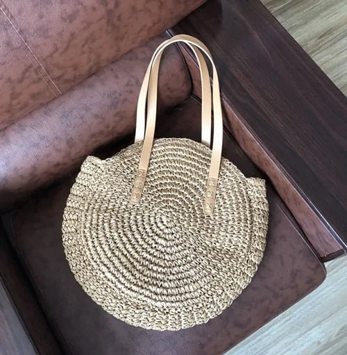 Straw Shoulder Bag