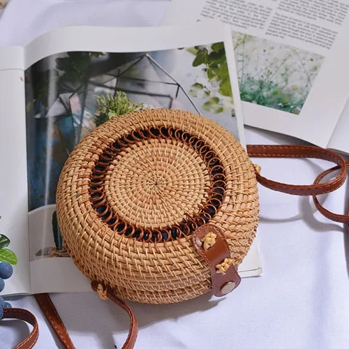 Straw Shoulder Bag