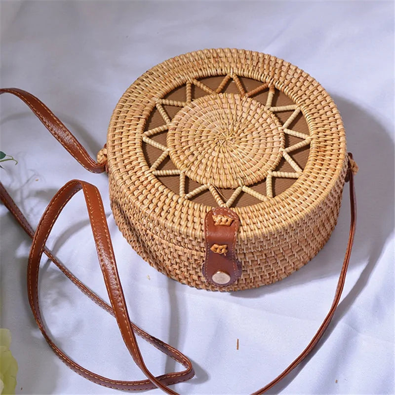 Straw Shoulder Bag