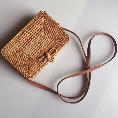 Straw Shoulder Bag