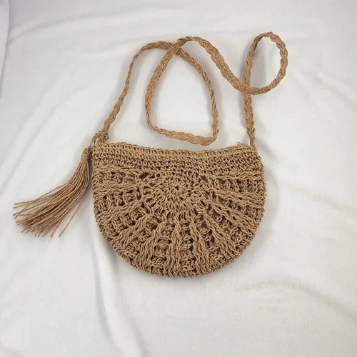 Straw Shoulder Bag