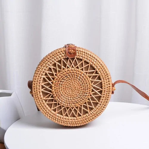 Straw Shoulder Bag